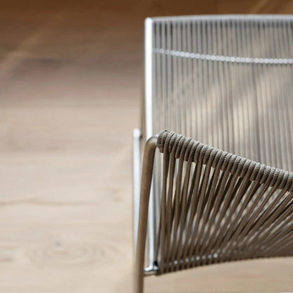 Bebo Objects Lyre Fåtölj Rostfri 2-Pack, Snöre Natur