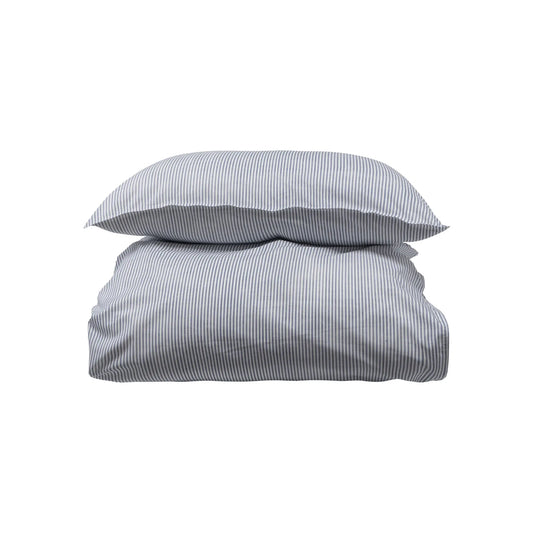 Borås Cotton Cille Bäddset 230x220/2*50x60 cm, Blå