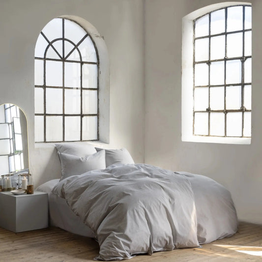Borås Cotton Cille Bäddset 230x220/2*50x60 cm, Antrasit