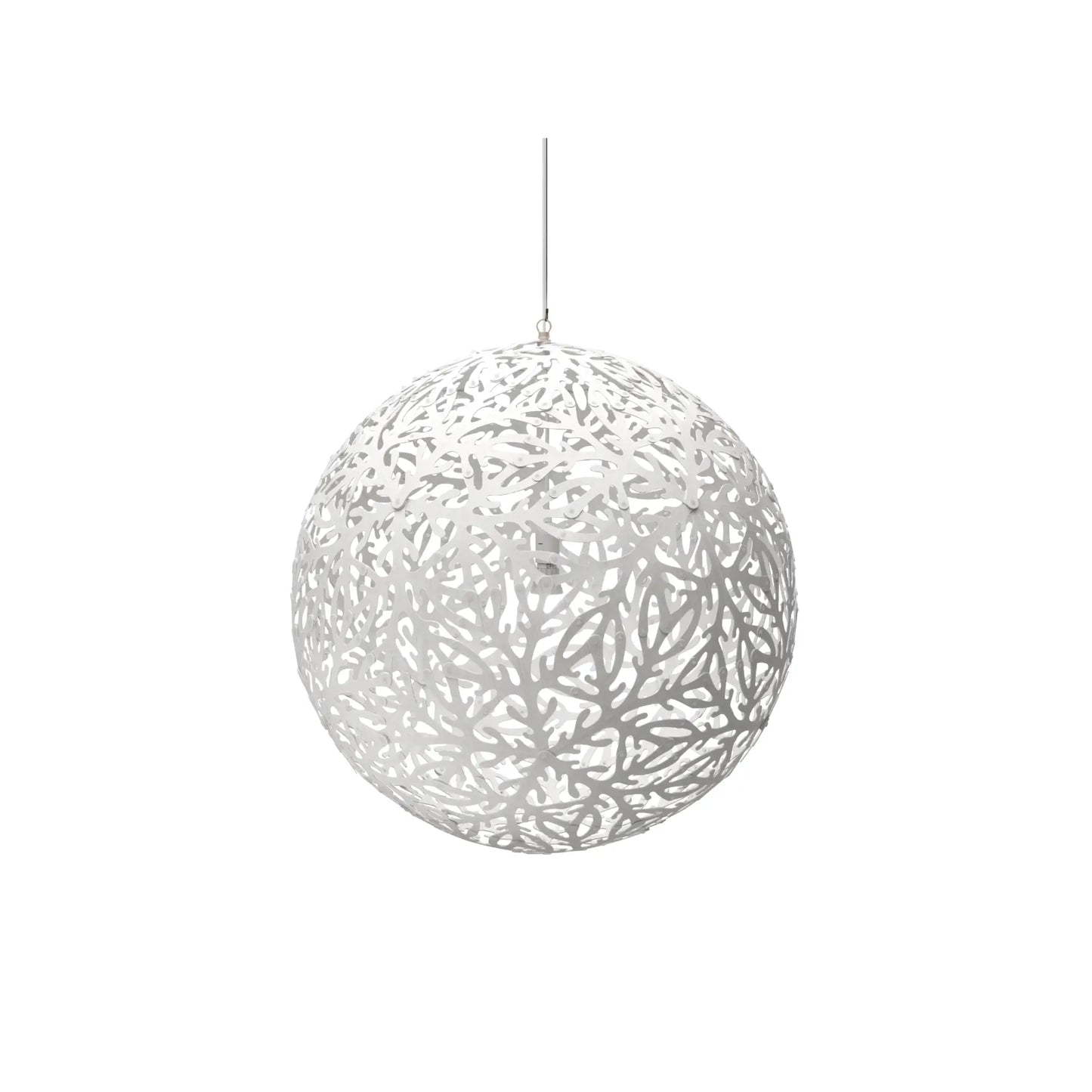 David Trubridge Sola Taklampa 80 cm, Vit