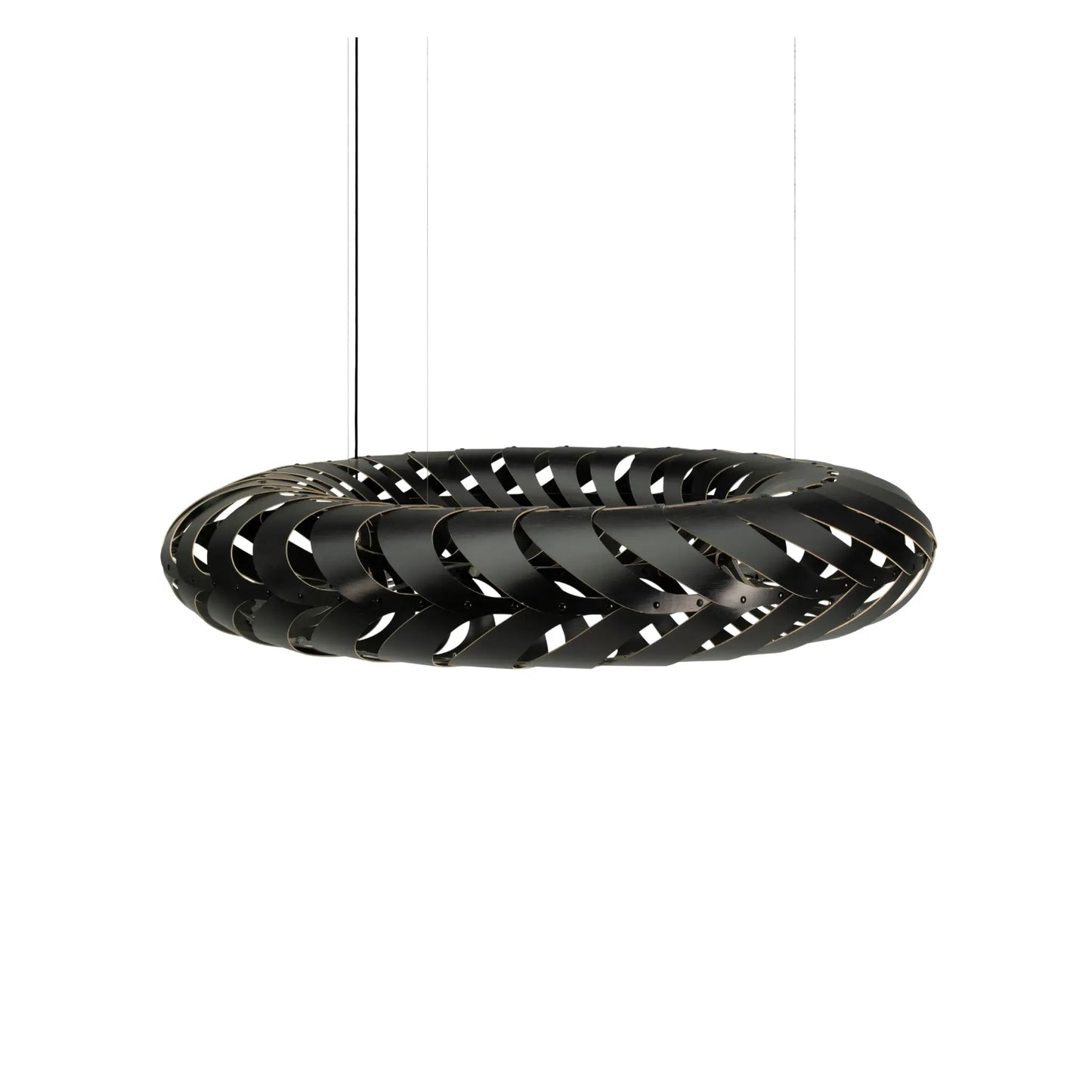 David Trubridge Maru Taklampa 140 cm, Svart