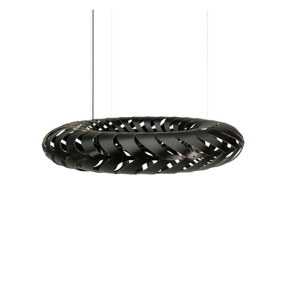 David Trubridge Maru Taklampa 140 cm, Svart