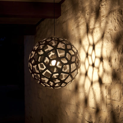 David Trubridge Coral Taklampa 40 cm, Svart