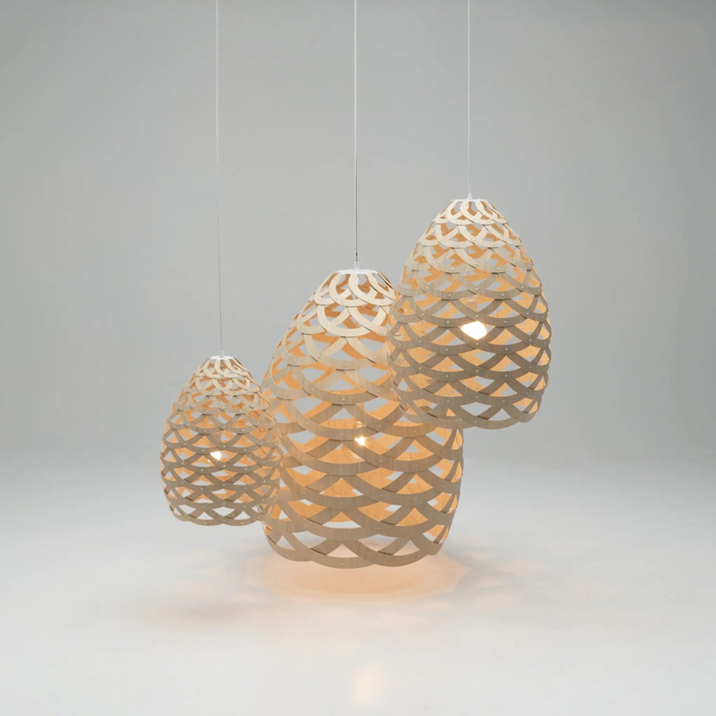 David Trubridge Tui small Taklampa 50 cm, Bambu