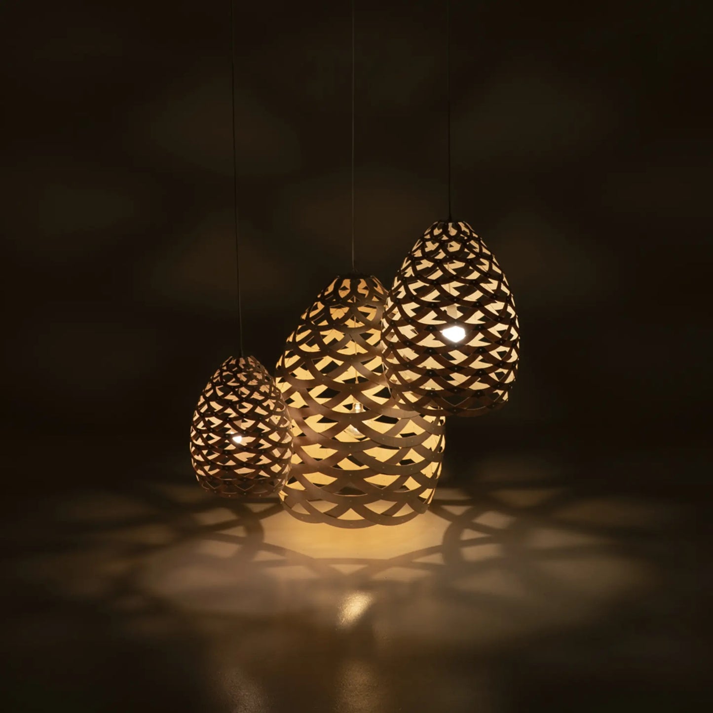 David Trubridge Tui small Taklampa 50 cm, Bambu