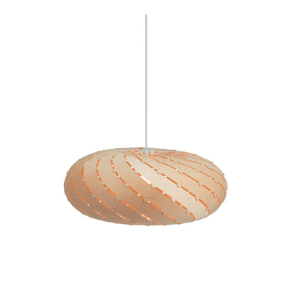 David Trubridge Ebb Swell Taklampa 58 cm, Natur