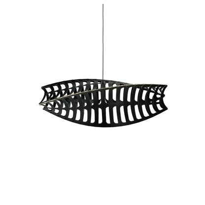 David Trubridge Toru Medium Taklampa 110 cm, Svart
