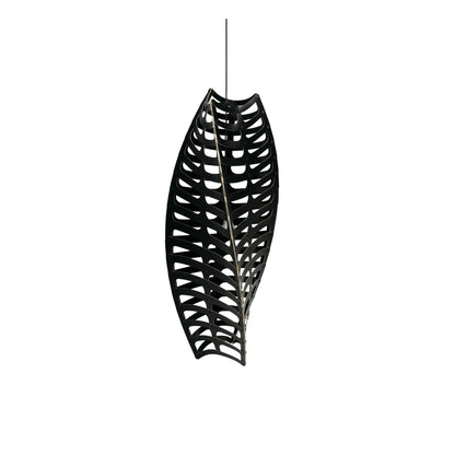 David Trubridge Toru Medium Taklampa 110 cm, Svart