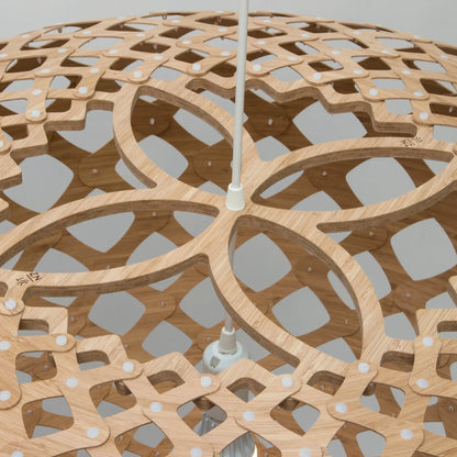 David Trubridge Kina Taklampa 80 cm, Bambu