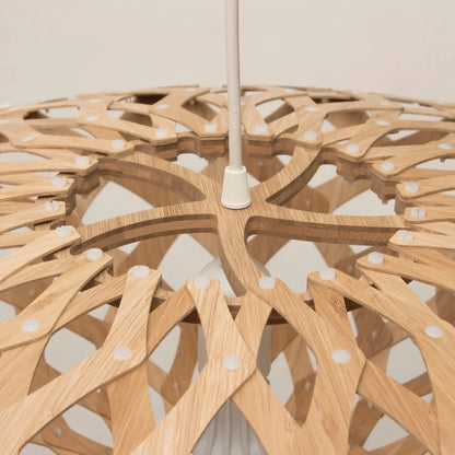 David Trubridge Flax Taklampa 80 cm, Bambu