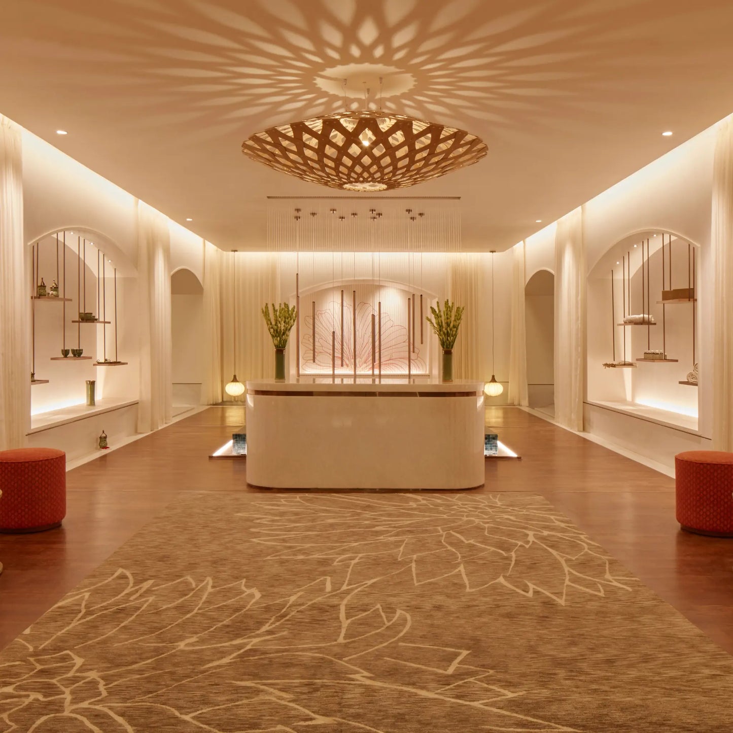 David Trubridge Flax Taklampa 80 cm, Bambu