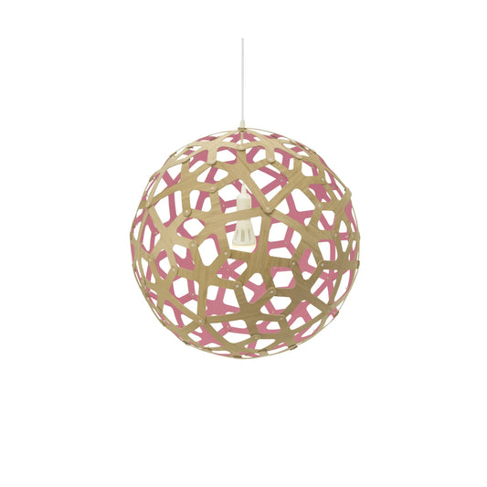 David Trubridge Coral Taklampa 80 cm, Rosa