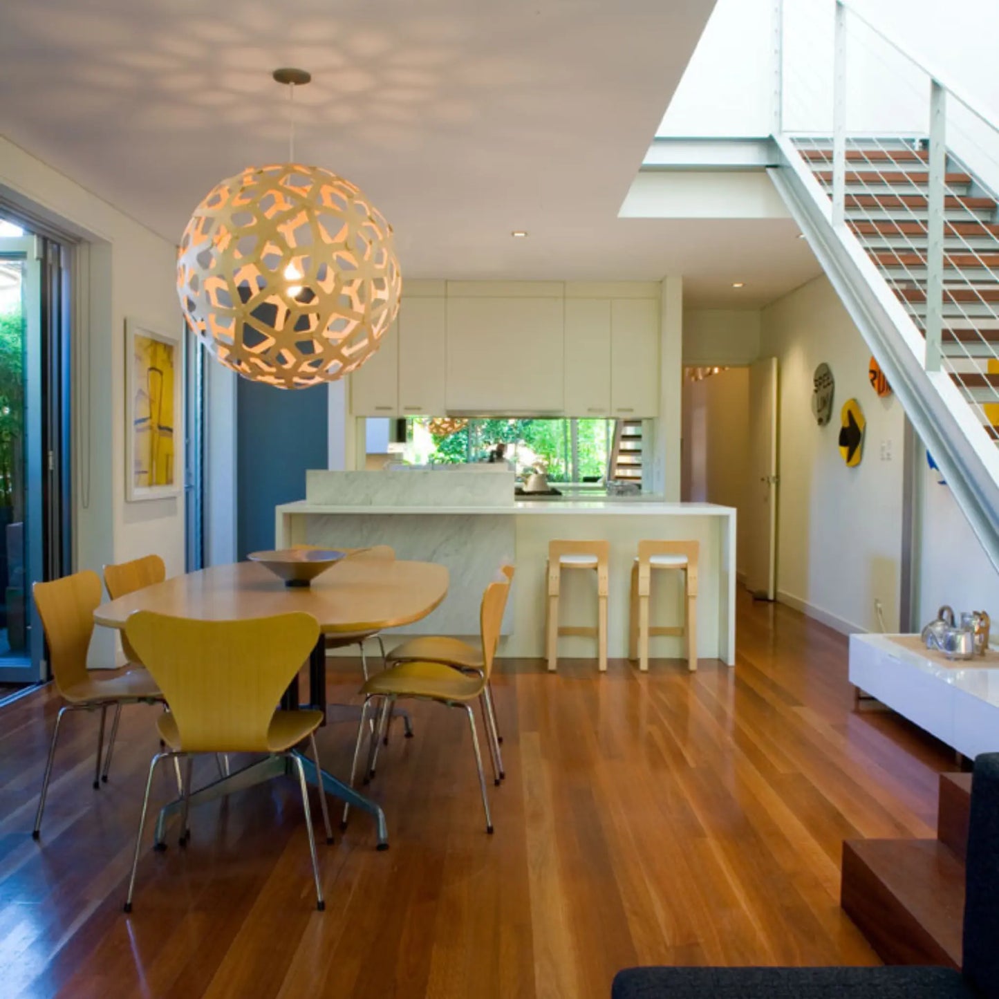 David Trubridge Coral Taklampa 60 cm, Bambu