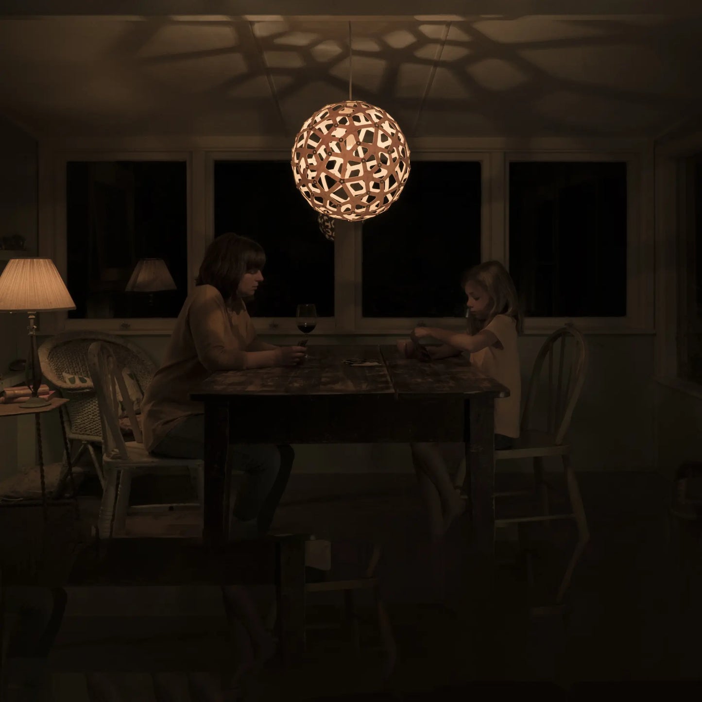 David Trubridge Coral Taklampa 60 cm, Bambu