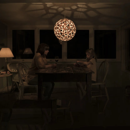 David Trubridge Coral Taklampa 60 cm, Bambu