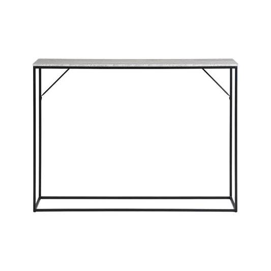 House Nordic, Vita Konsolbord, Svart/Natur