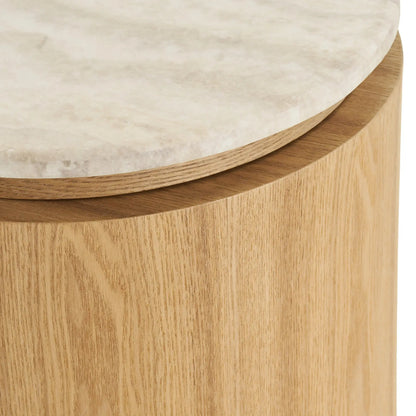 House Nordic Larvik TV-bänk 160x40x45 cm, Natur/Offwhite
