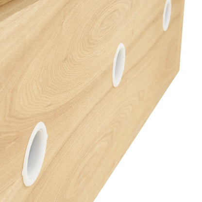 House Nordic Larvik TV-bänk 160x40x45 cm, Natur/Offwhite