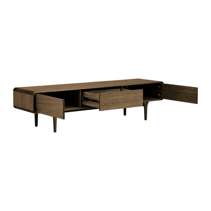 House Nordic Darwin TV-bänk 180x45x45 cm, Mörkbrun