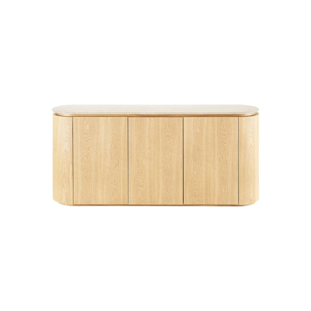 House Nordic Larvik Sidobord 180x40x85 cm, Natur/Offwhite
