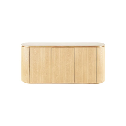 House Nordic Larvik Sidobord 180x40x85 cm, Natur/Offwhite