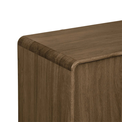 House Nordic Darwin Skåp 100x40x140 cm, Mörkbrun