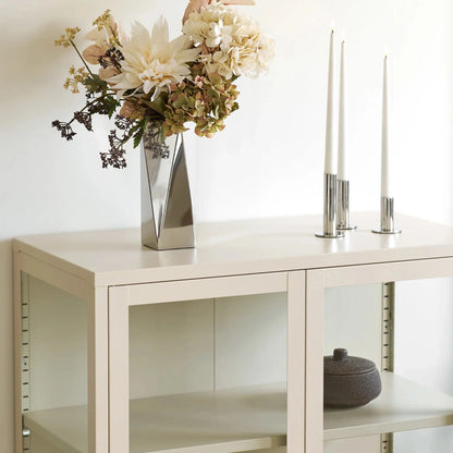 House Nordic Brisbane Vitrinskåp 80x40x101 cm, Offwhite