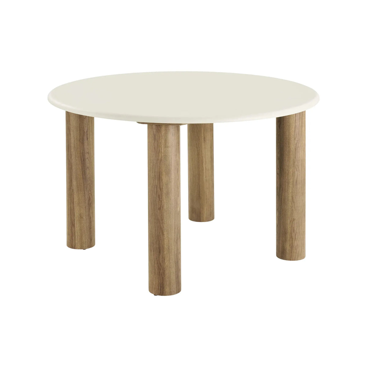 House Nordic Fondi Matbord Ø120 cm, Sand/Brun