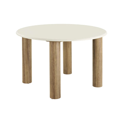 House Nordic Fondi Matbord Ø120 cm, Sand/Brun