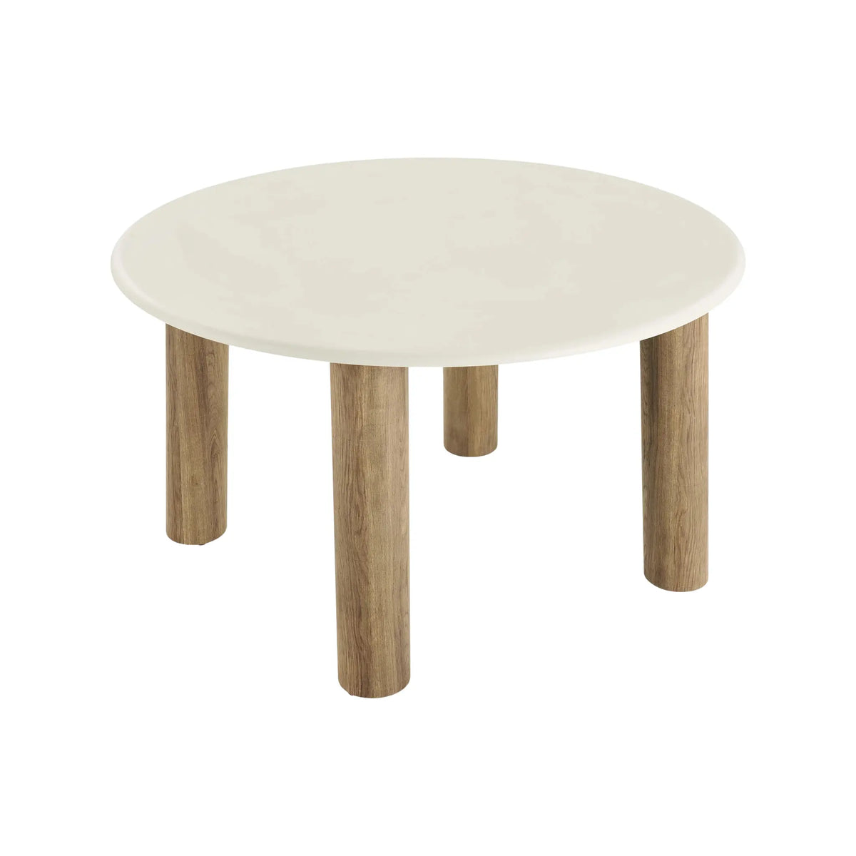 House Nordic Fondi Matbord Ø120 cm, Sand/Brun