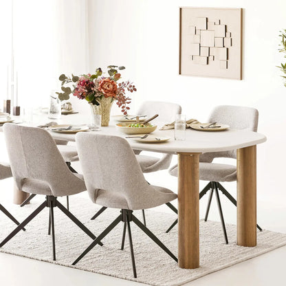House Nordic Fondi Matbord 100x240 cm, Sand/Brun