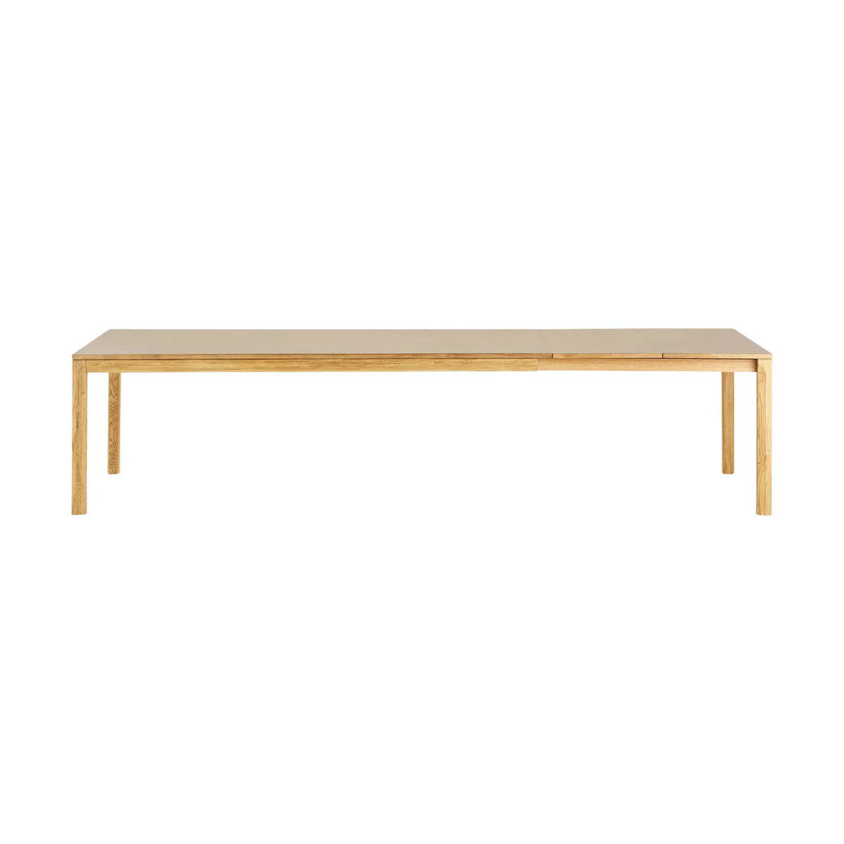 House Nordic Bowen Matbord 100x220-320 cm, Natur/Mörk sand