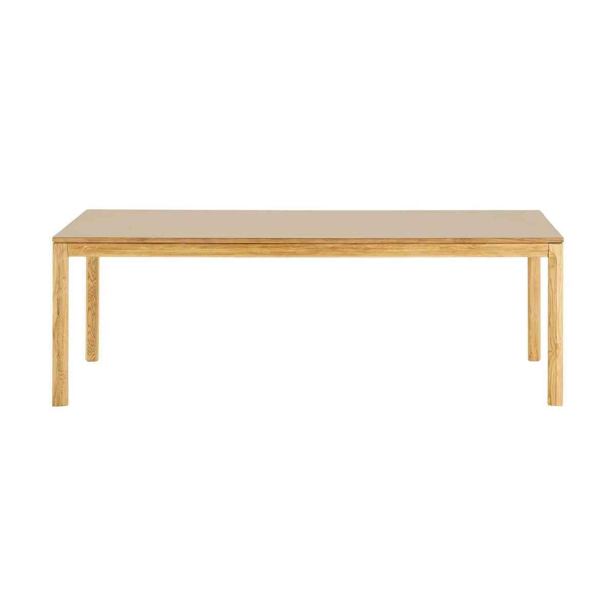 House Nordic Bowen Matbord 100x220-320 cm, Natur/Mörk sand