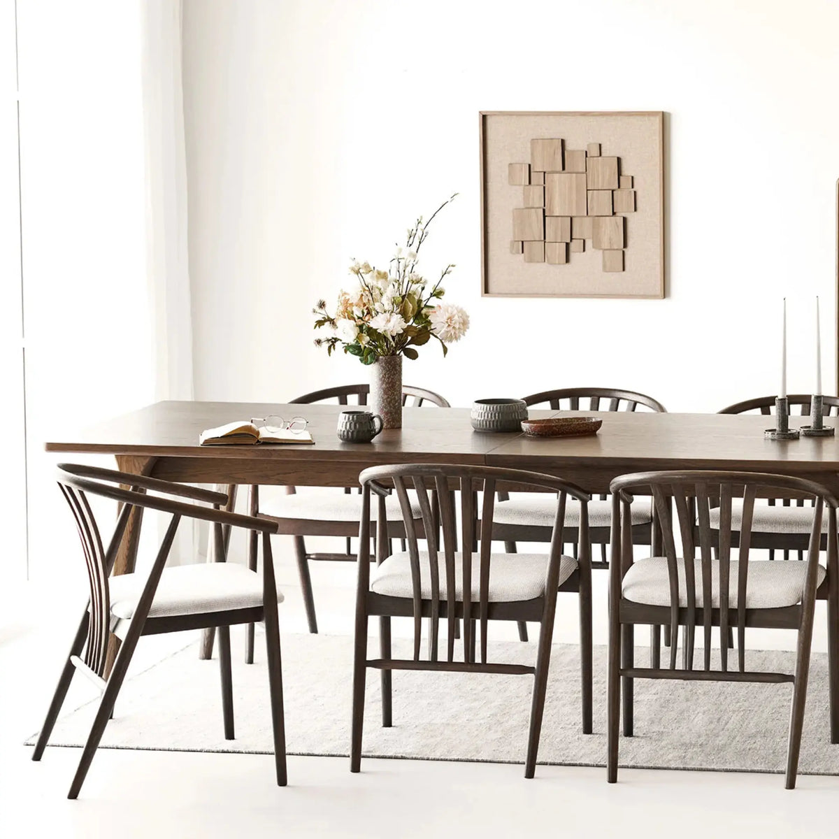 House Nordic Darwin Matbord 100x240-340 cm, Brun