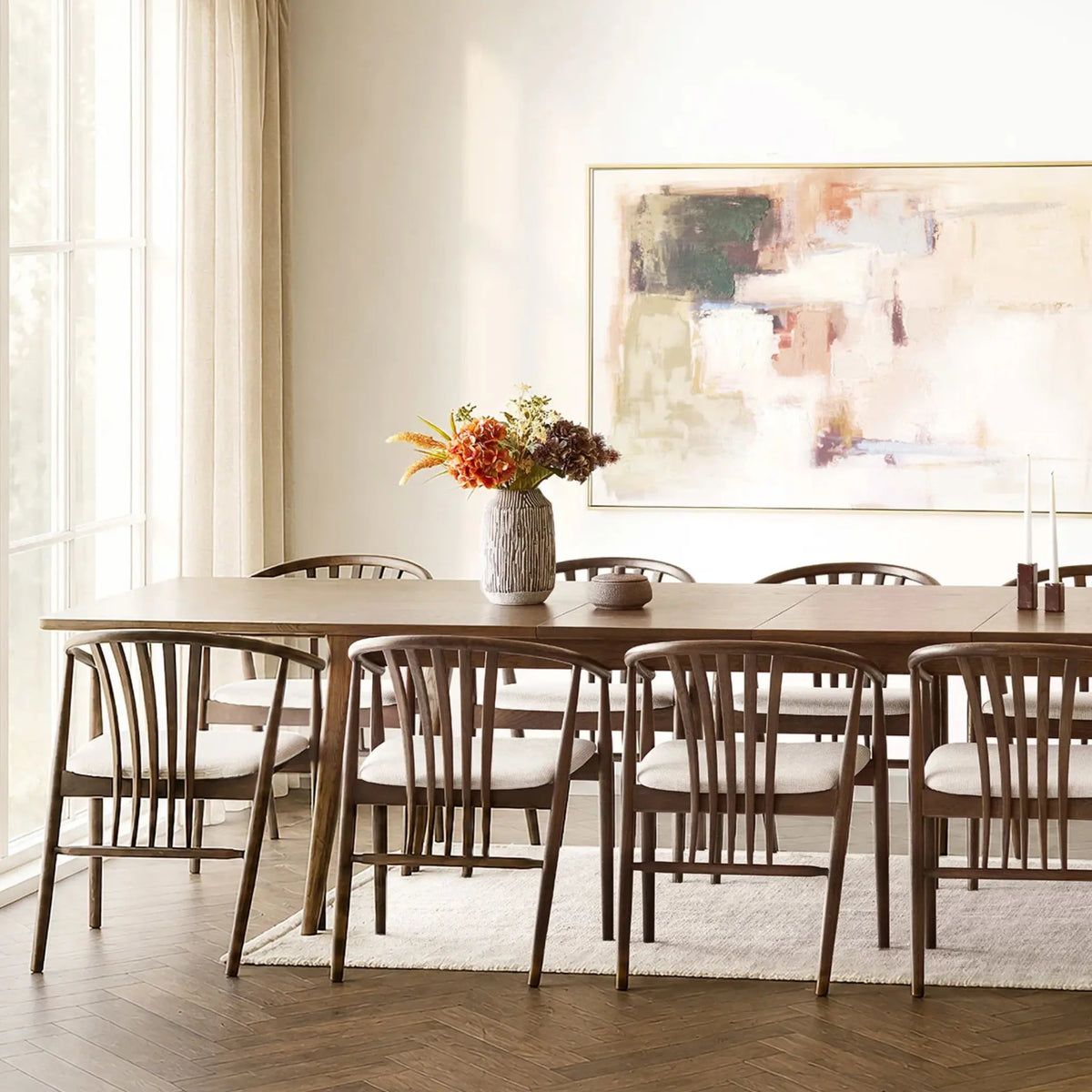 House Nordic Darwin Matbord 100x240-340 cm, Brun