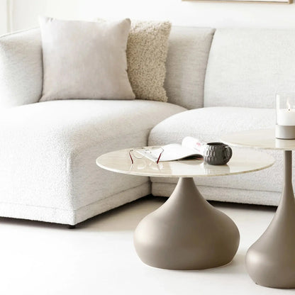 House Nordic Pienza Soffbord Ø70x42 cm, Khaki