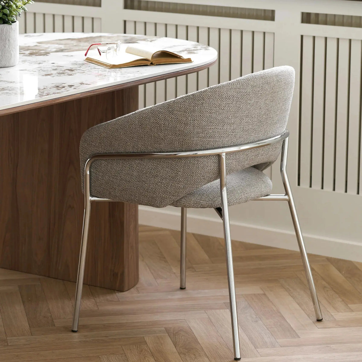 House Nordic Costa Matstol 2-Pack, Ljusgrå