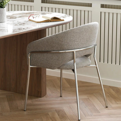 House Nordic Costa Matstol 2-Pack, Ljusgrå
