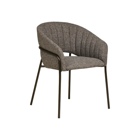 House Nordic Costa Matstol 2-Pack, Mörkgrå