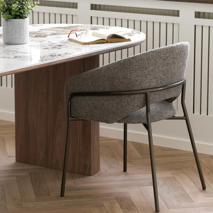 House Nordic Costa Matstol 2-Pack, Mörkgrå