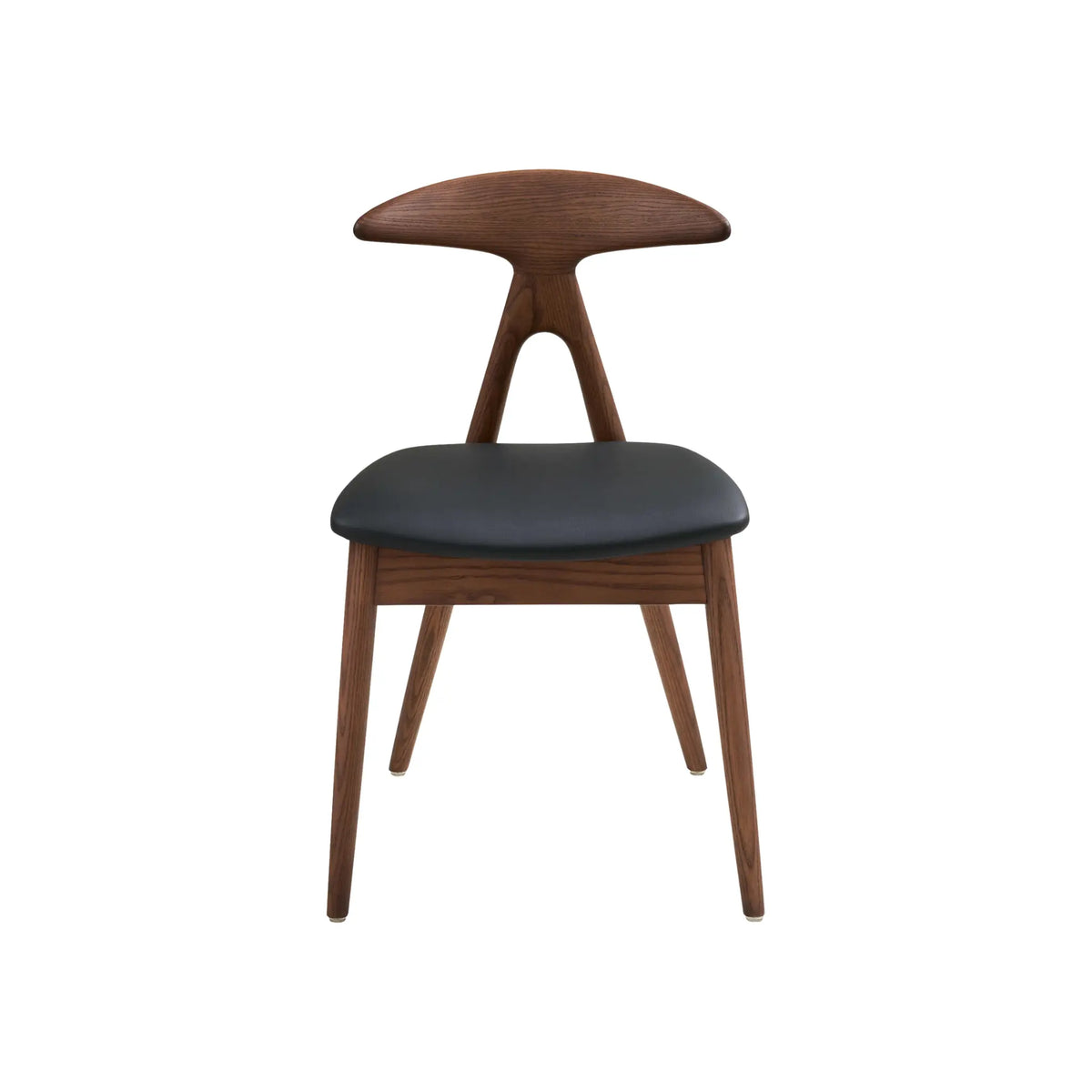 House Nordic Lanuza Matstol 2-Pack, Mörkbrun/Svart
