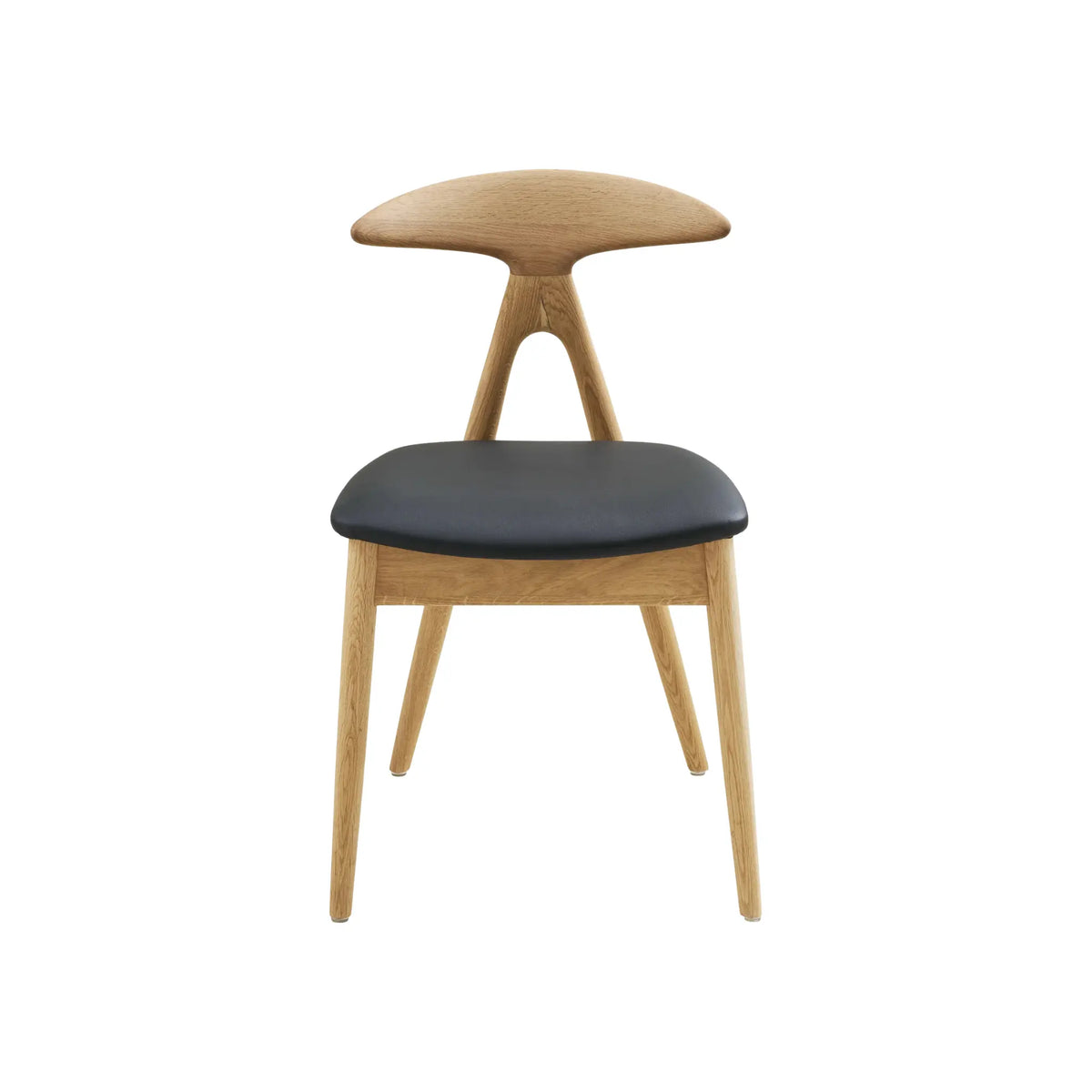 House Nordic Lanuza Matstol 2-Pack, Natur/Svart