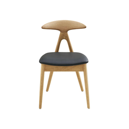 House Nordic Lanuza Matstol 2-Pack, Natur/Svart