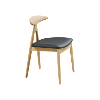 House Nordic Lanuza Matstol 2-Pack, Natur/Svart