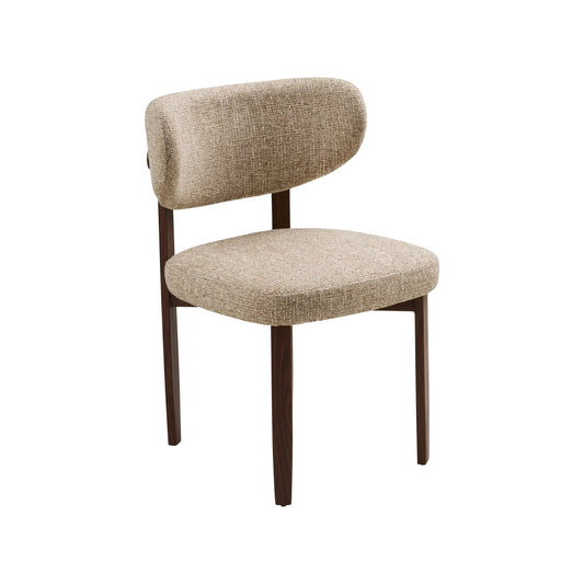 House Nordic Recco Matstol 2-Pack, Ljusbrun/Mörkbrun