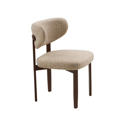 House Nordic Recco Matstol 2-Pack, Ljusbrun/Mörkbrun