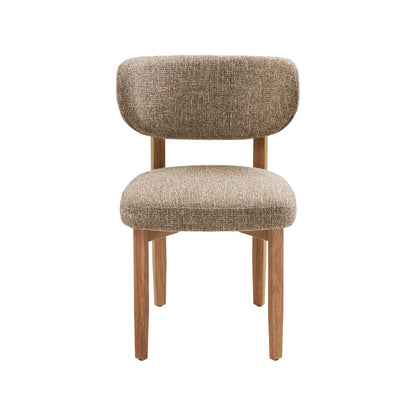 House Nordic Recco Matstol 2-Pack, Brun/Natur