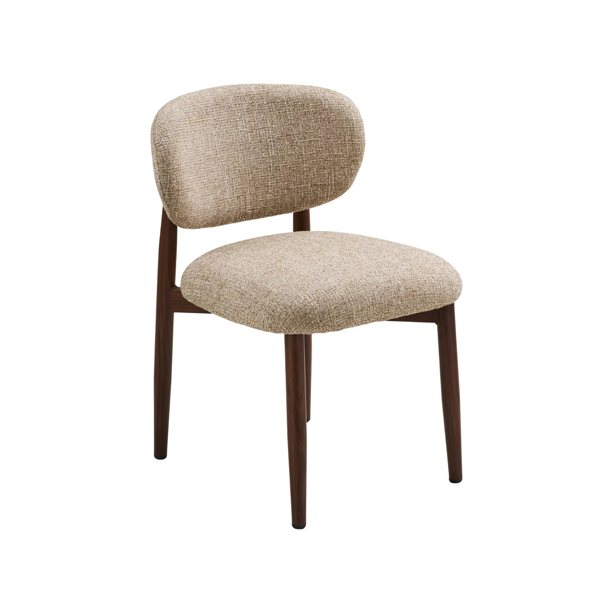 House Nordic Isola Matstol 2-Pack, Ljusbrun/Mörkbrun