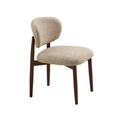 House Nordic Isola Matstol 2-Pack, Ljusbrun/Mörkbrun