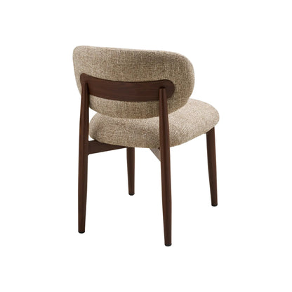 House Nordic Isola Matstol 2-Pack, Ljusbrun/Mörkbrun